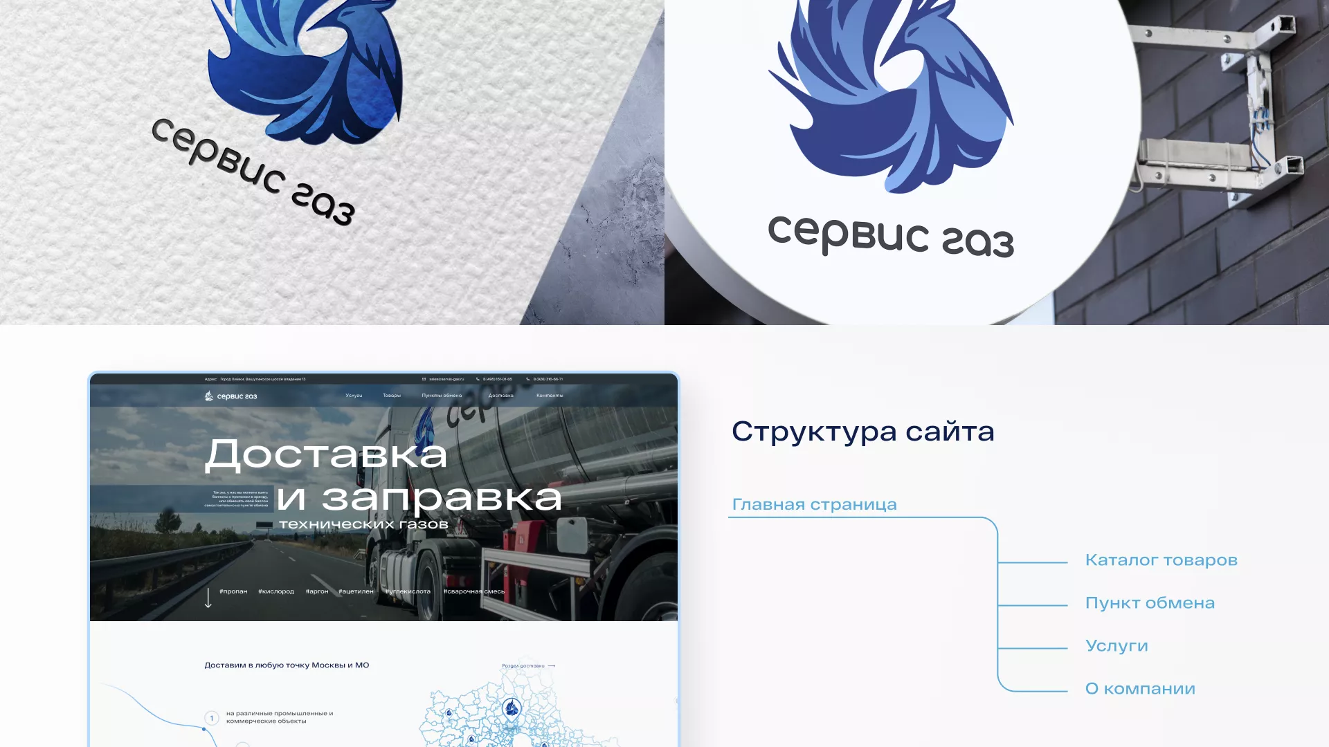 Создание сайта компании «Сервис газ» в Фурманове
