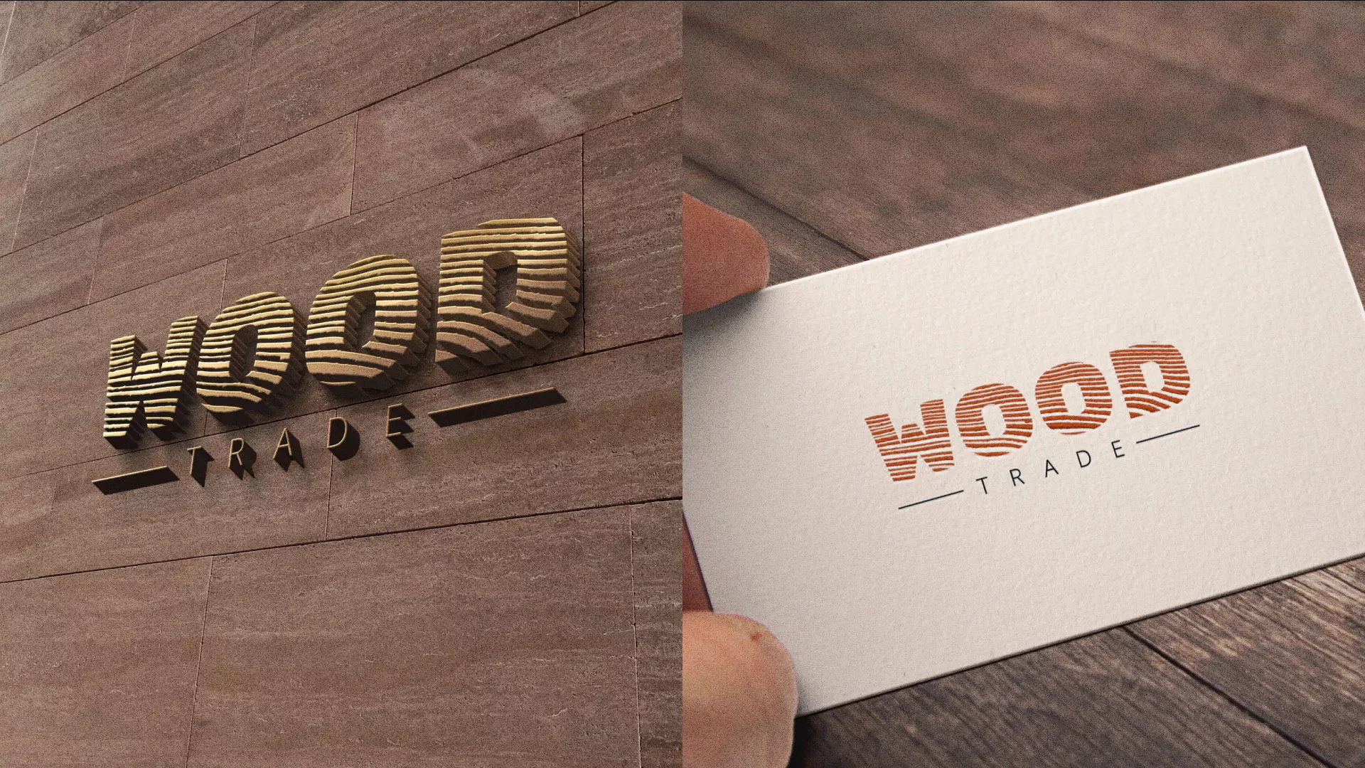 Разработка логотипа для компании «Wood Trade» в Фурманове